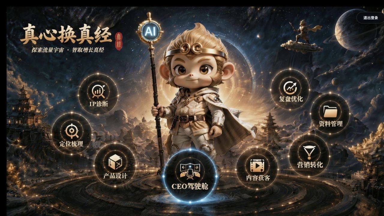 AI 业务系统的实际操作界面